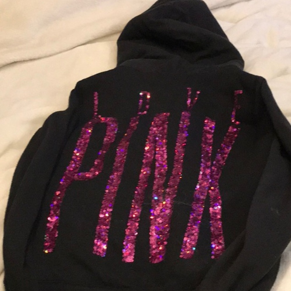 XX Victoria’s Secret faux fur hoodie